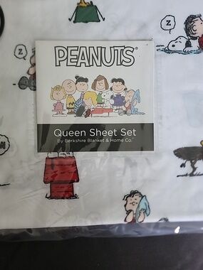 Peanuts sheet set Queen